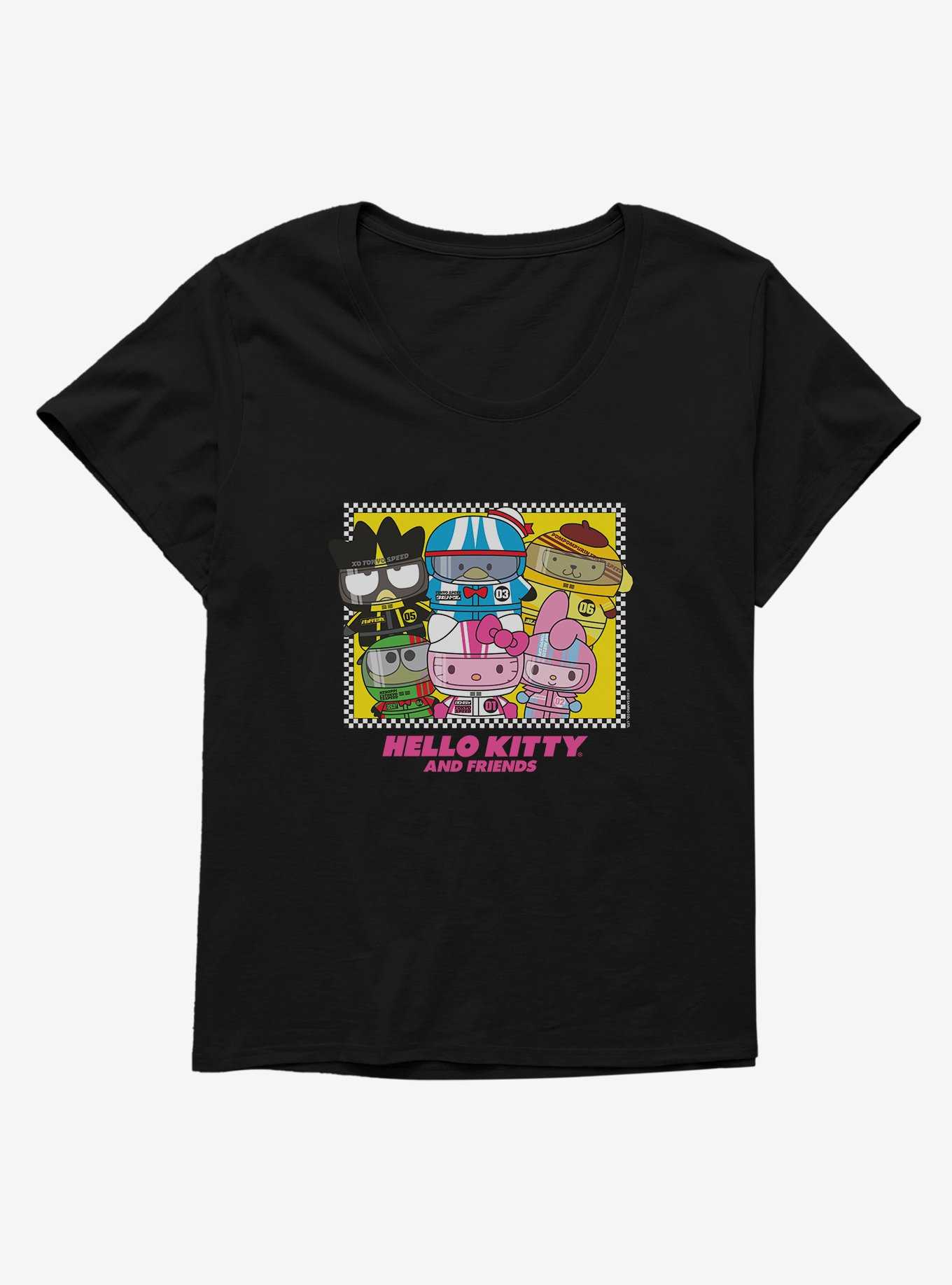 Hello Kitty And Friends Tokyo Speed Racers Womens T-Shirt Plus Size, , hi-res