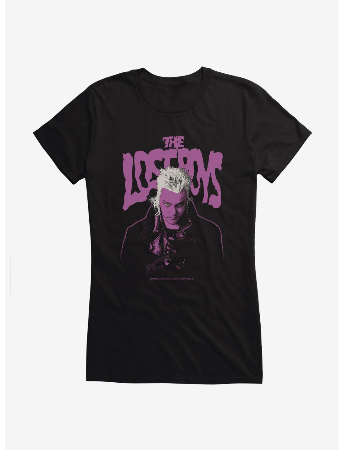 The Lost Boys David Pose Girls T-Shirt, BLACK, hi-res