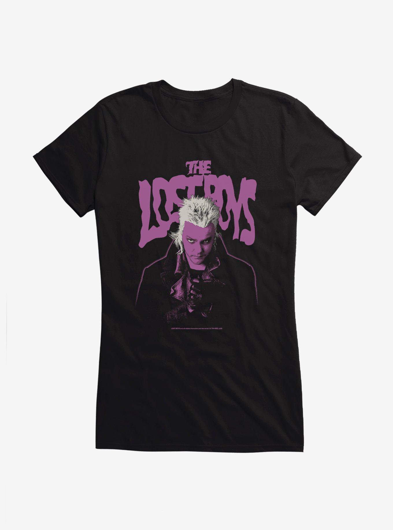 The Lost Boys David Pose Girls T-Shirt, BLACK, hi-res