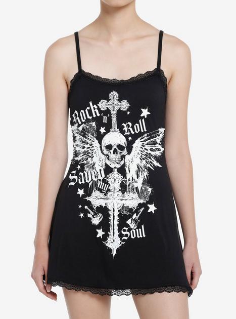 Social Collision Rock 'N' Roll Saved My Soul Cami Dress | Hot Topic