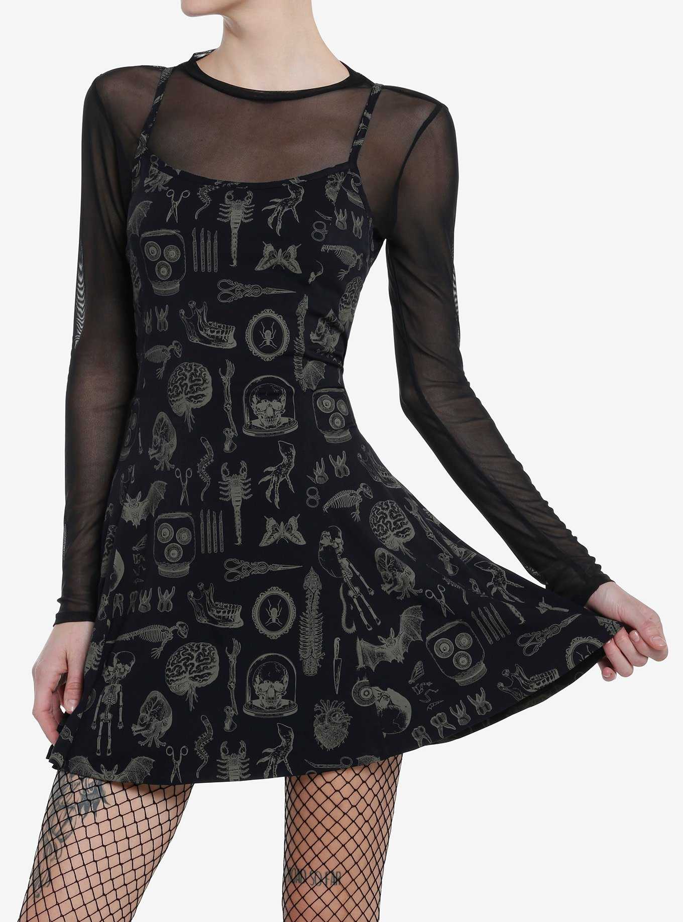 Hot topic shop goth dress