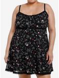 Sweet Society Flower Embroidery Cami Dress Plus Size, PINK, hi-res