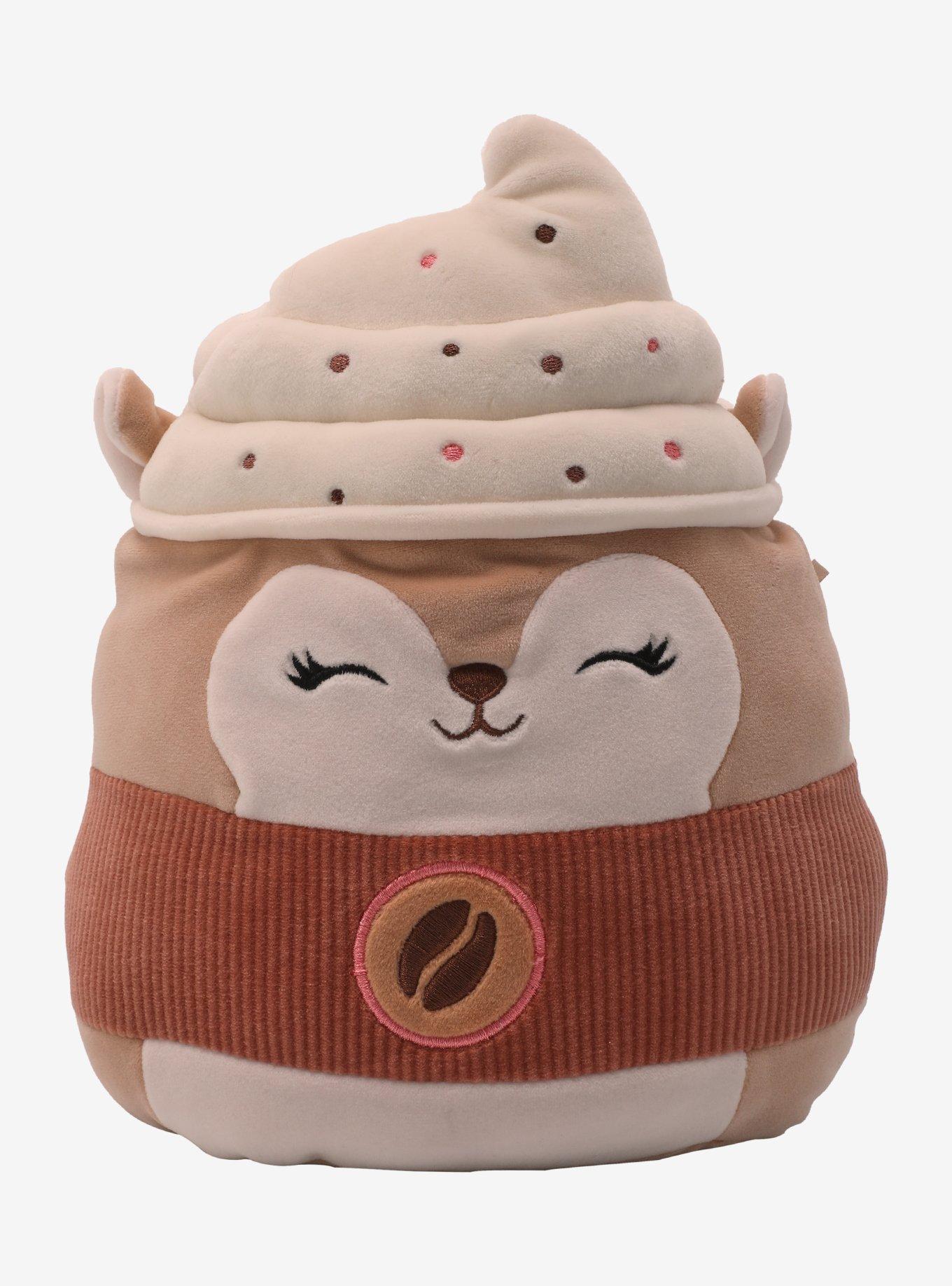 Squishmallows Reza The Latte Coffee Squirrel Plush, , hi-res