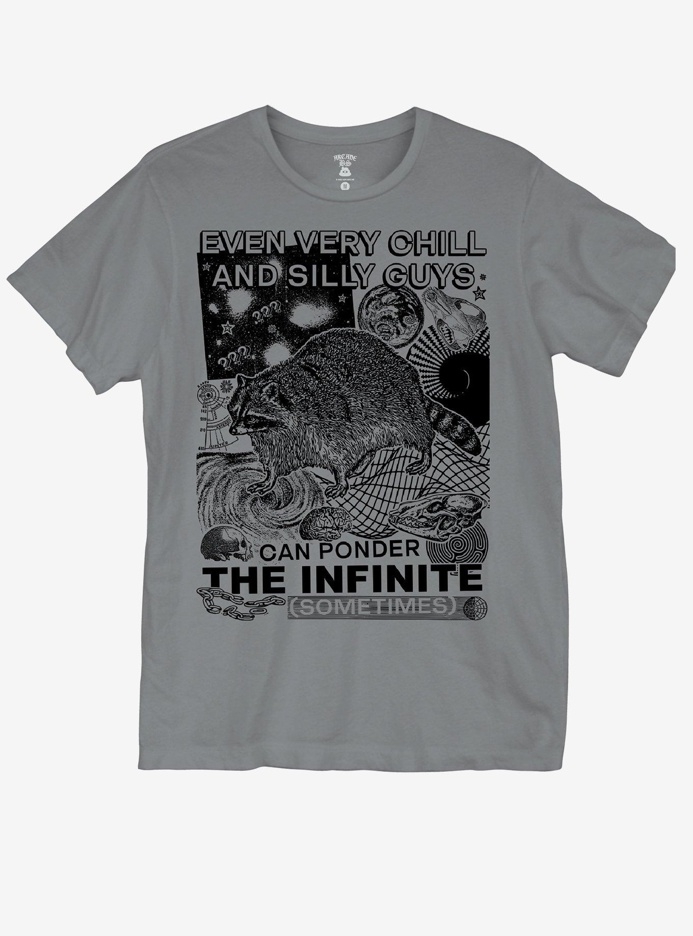 Ponder The Infinite T-Shirt By Arcane Bullshit, CHARCOAL, hi-res