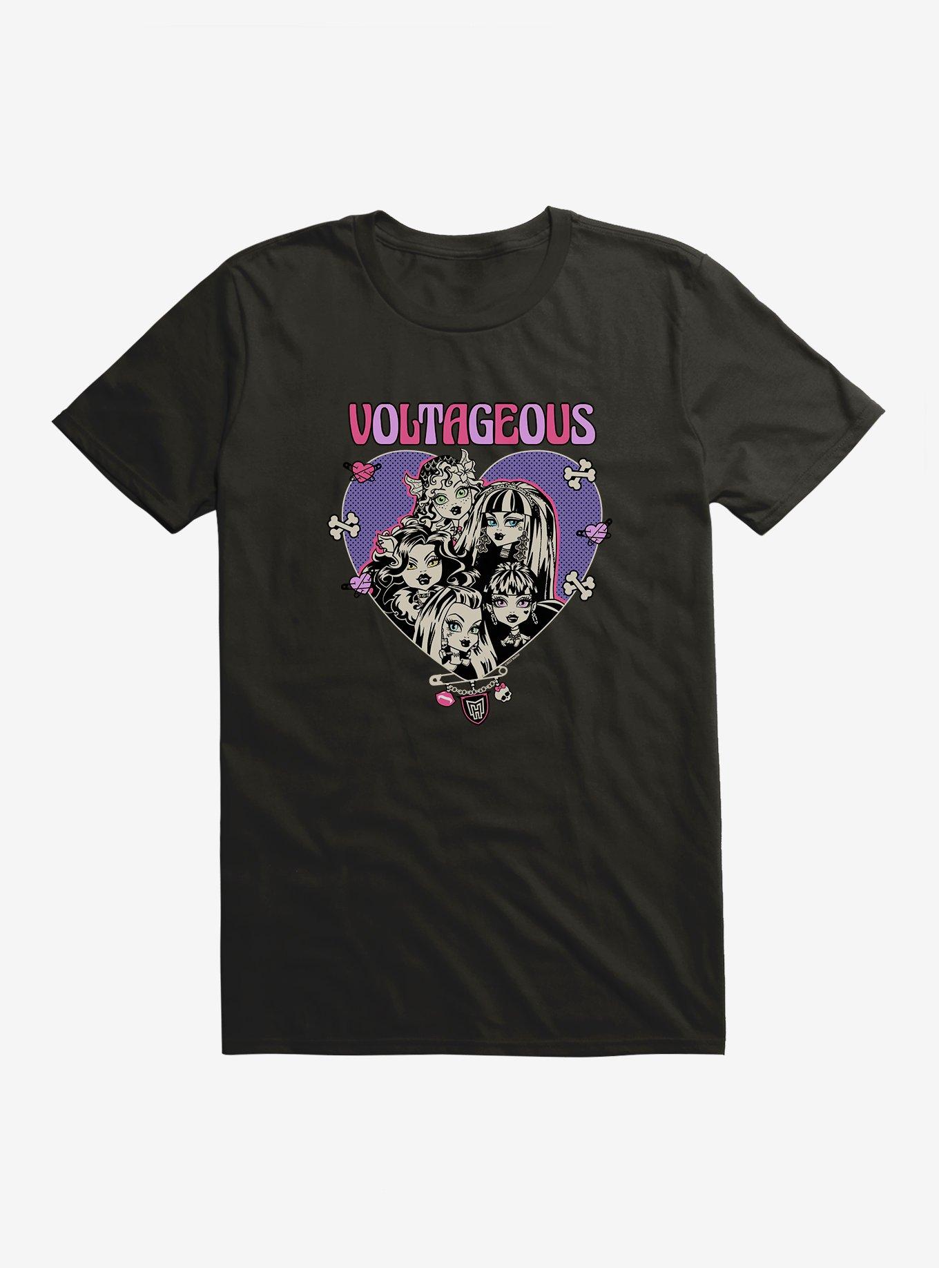 Monster High Voltageous Group Pose T-Shirt, BLACK, hi-res
