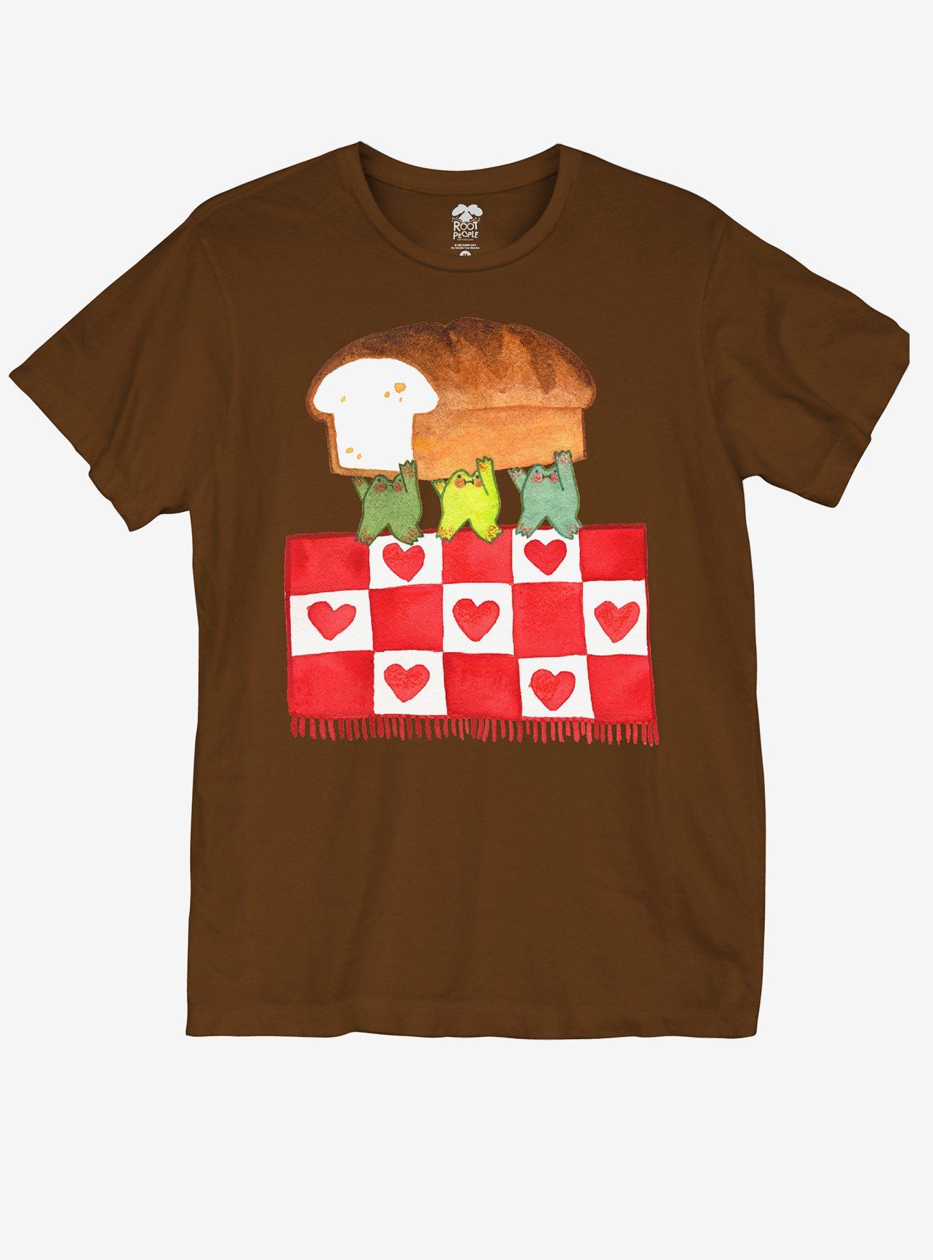 Frog Bread T-Shirt By Root People, BROWN, hi-res