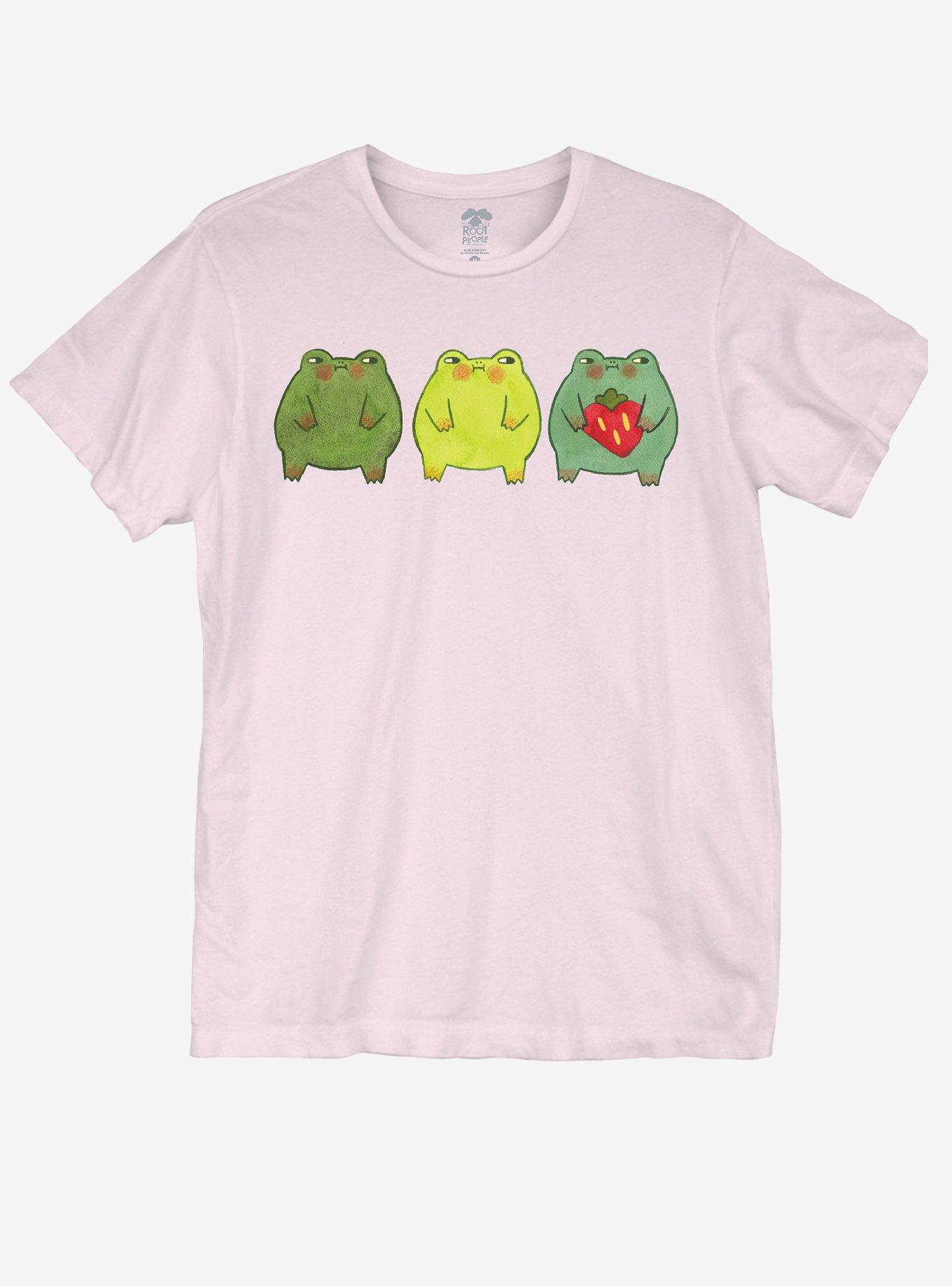 Frog Trio T-Shirt By Root People, PINK, hi-res