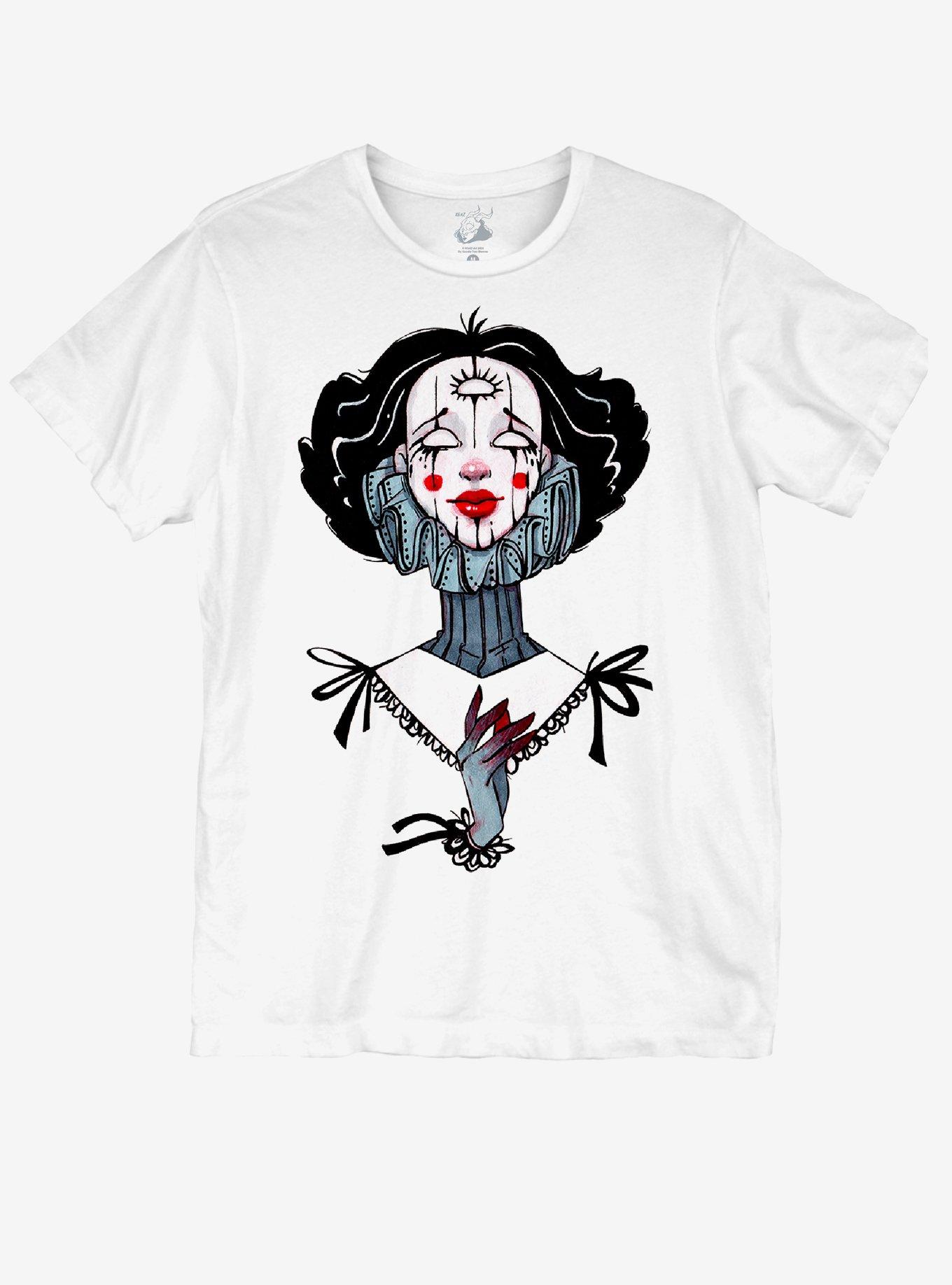 Sad Jester T-Shirt By Karina Gazizova, MULTI, hi-res