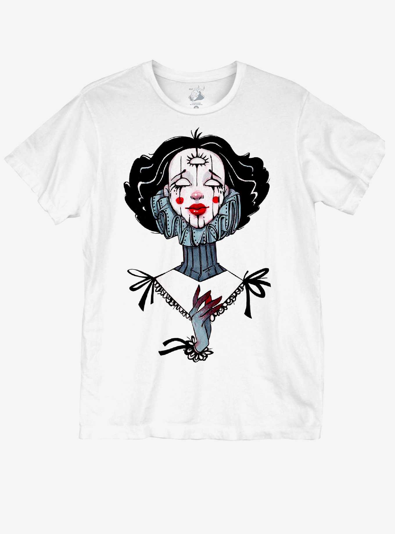 Sad Jester T-Shirt By Karina Gazizova, , hi-res