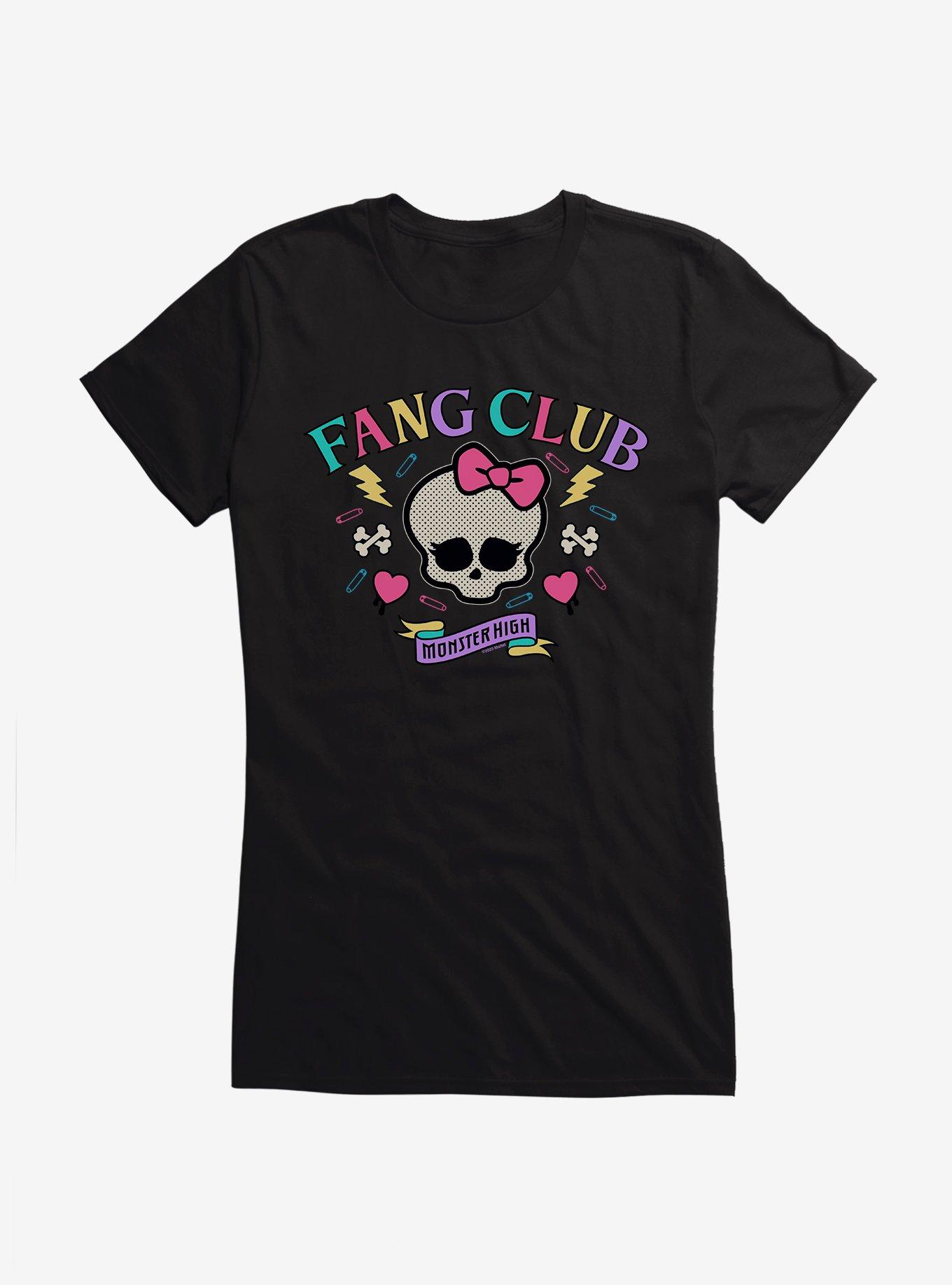 Monster High Fang Club Girls T-Shirt, BLACK, hi-res