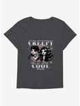 Monster High Draculaura And Clawdeen Wolf Girls T-Shirt Plus Size, CHARCOAL HEATHER, hi-res