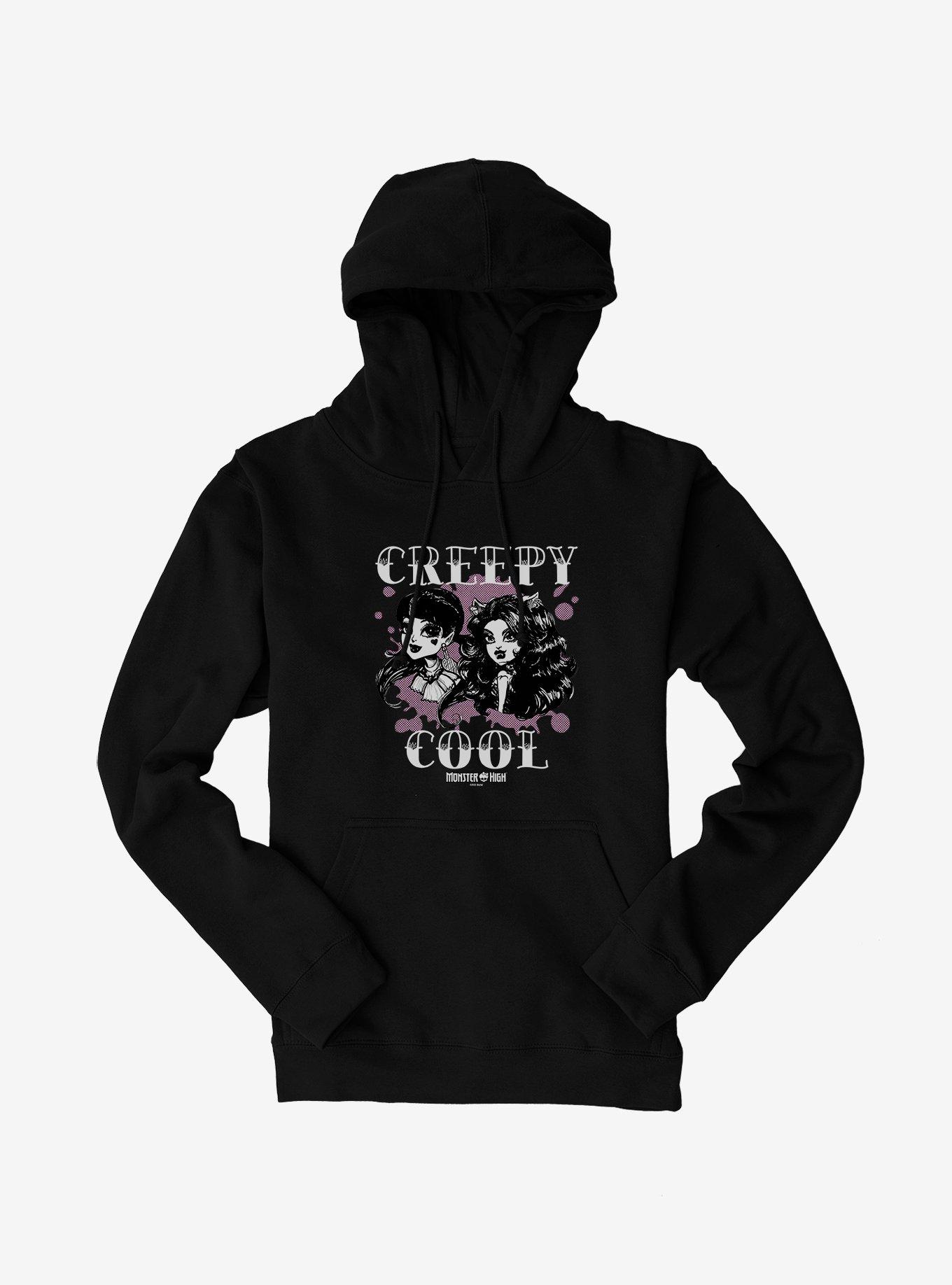 Monster High Draculaura And Clawdeen Wolf Hoodie, BLACK, hi-res