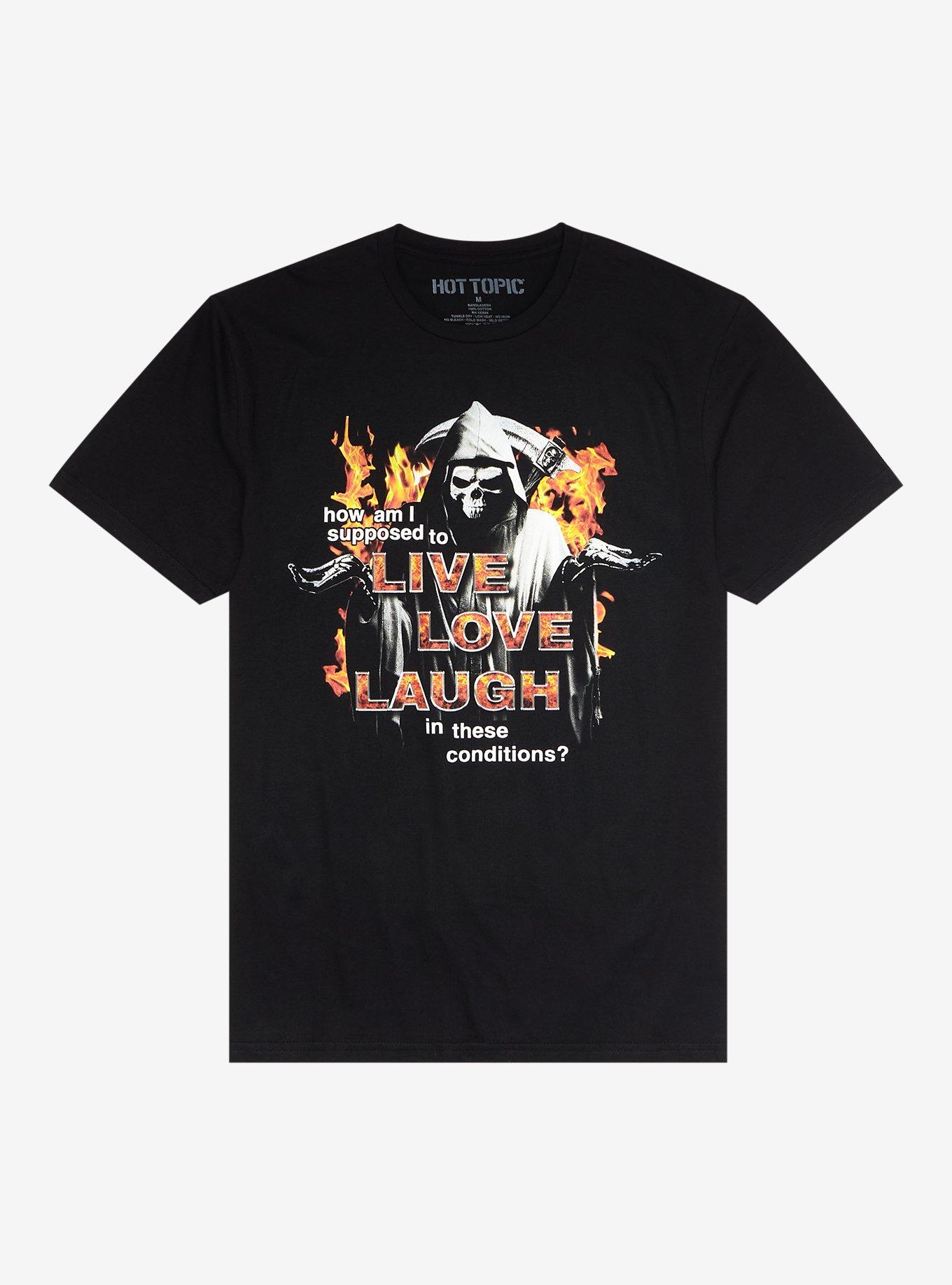 Live Love Laugh Reaper T-Shirt Hot Topic