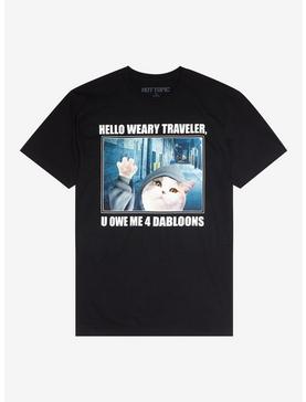 Weary Traveler Dabloon Cat T-Shirt, , hi-res