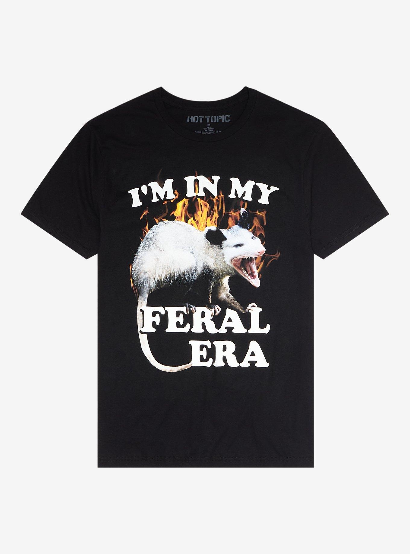Possum Feral Era T-Shirt, BLACK, hi-res