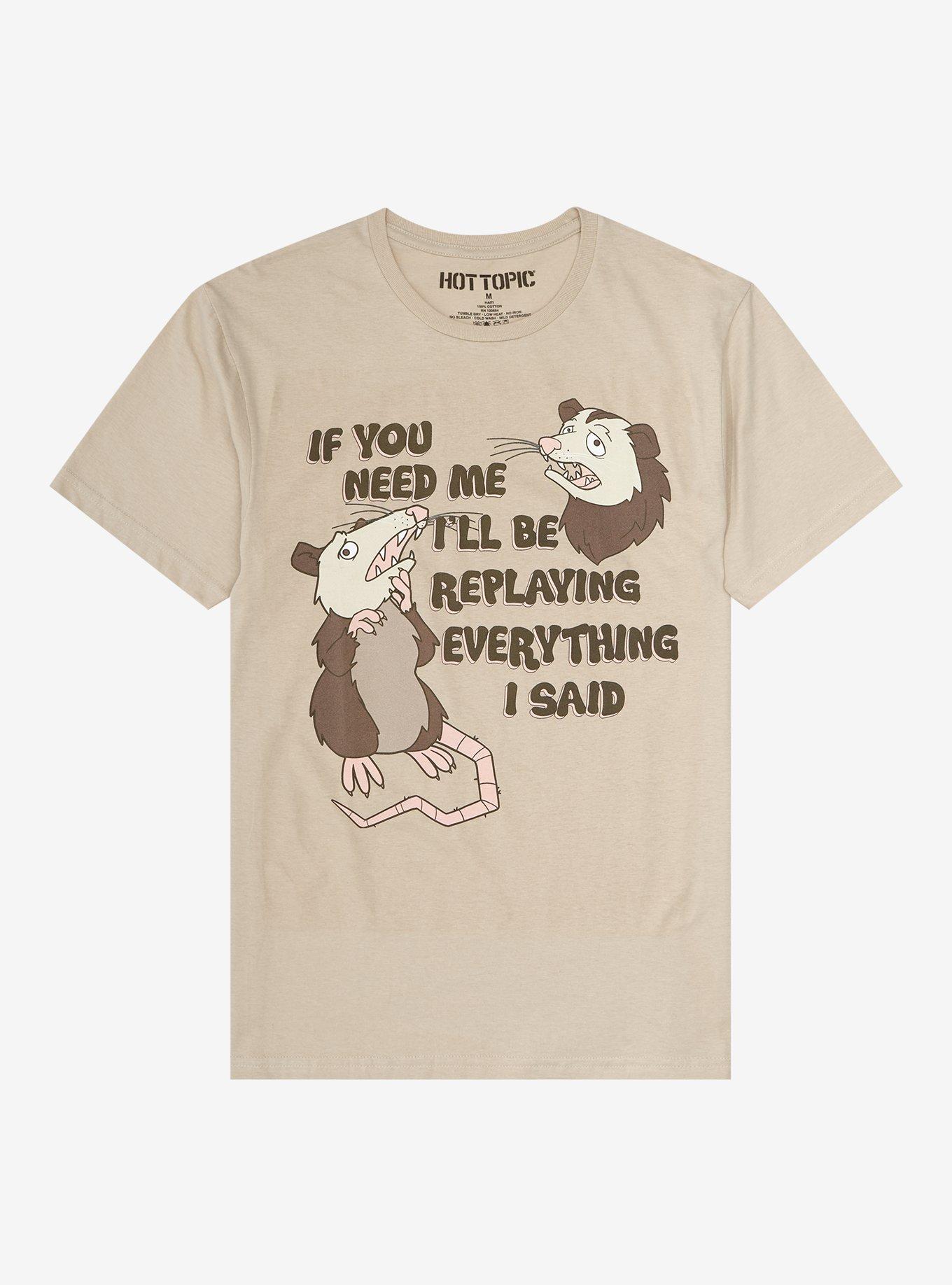 Everything I Said Possum T-Shirt, SAND, hi-res