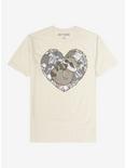 Heart Trash Raccoon T-Shirt, SAND, hi-res