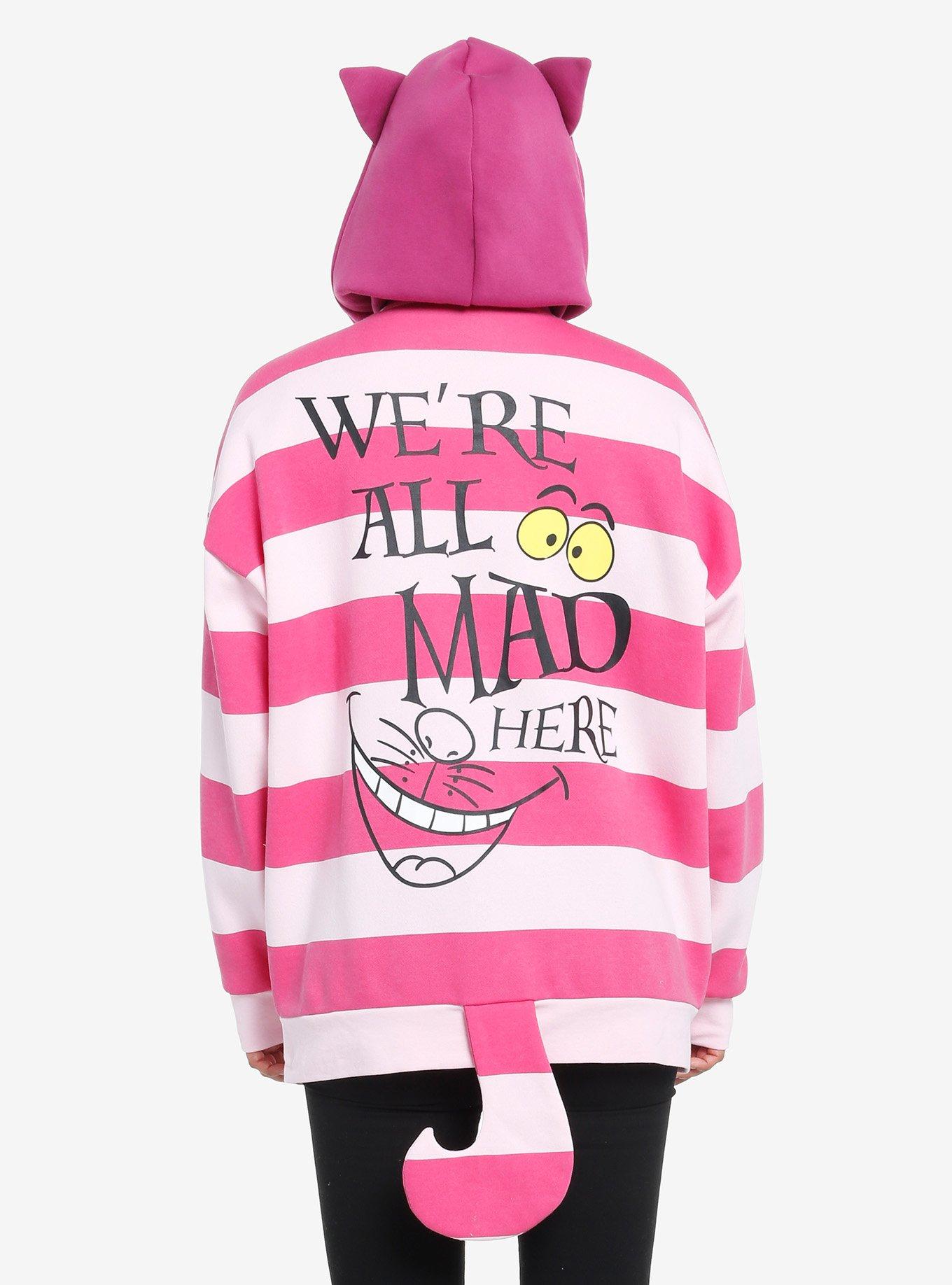 Disney Alice In Wonderland Cheshire Cat Girls Hoodie, MULTI, hi-res