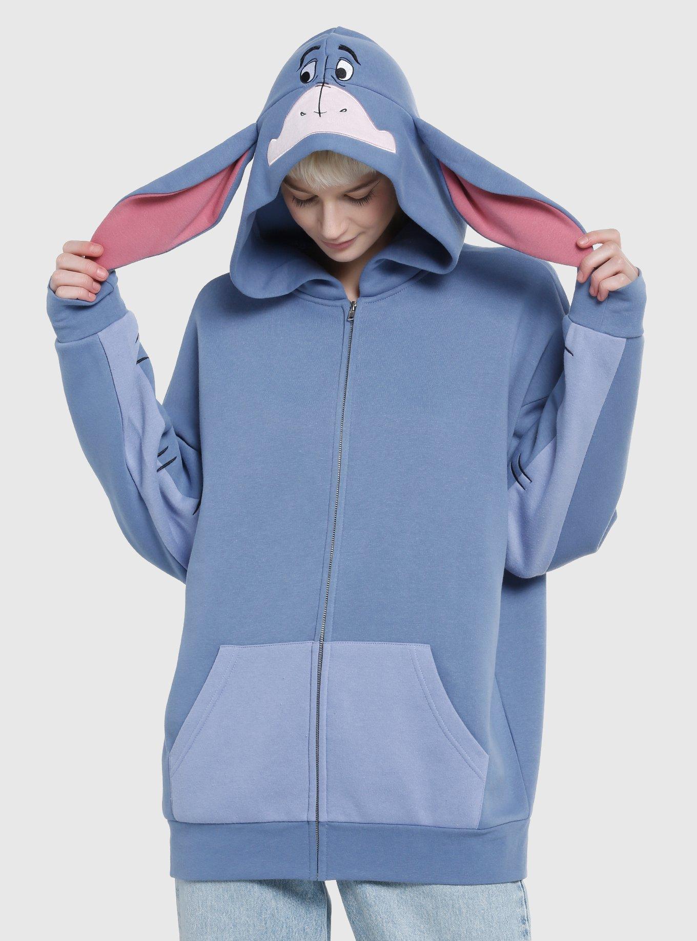 Eeyore zip best sale hoodie for adults