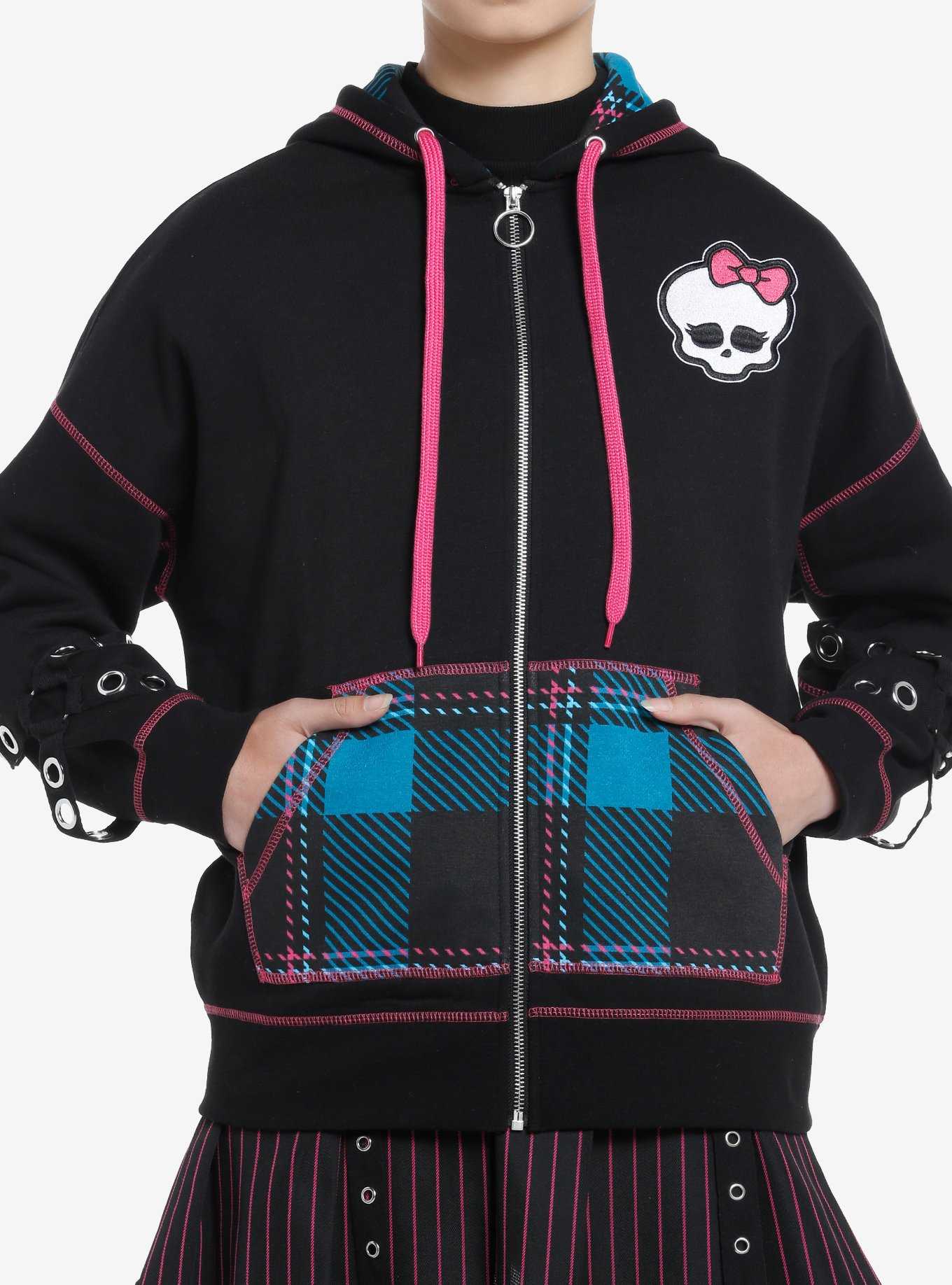 Monster High Grommet Sleeve Girls Hoodie, , hi-res