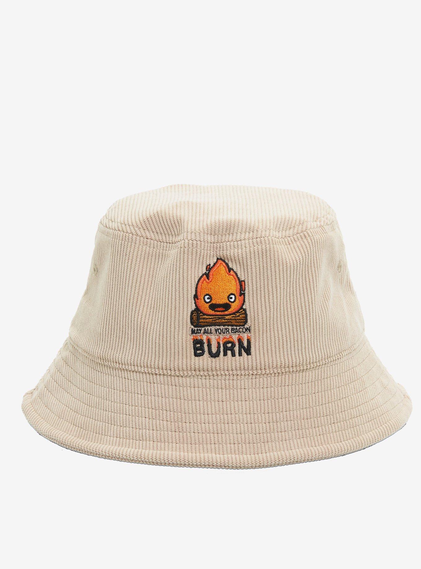 Studio Ghibli Howl’s Moving Castle Calcifer Corduroy Bucket Hat, , hi-res