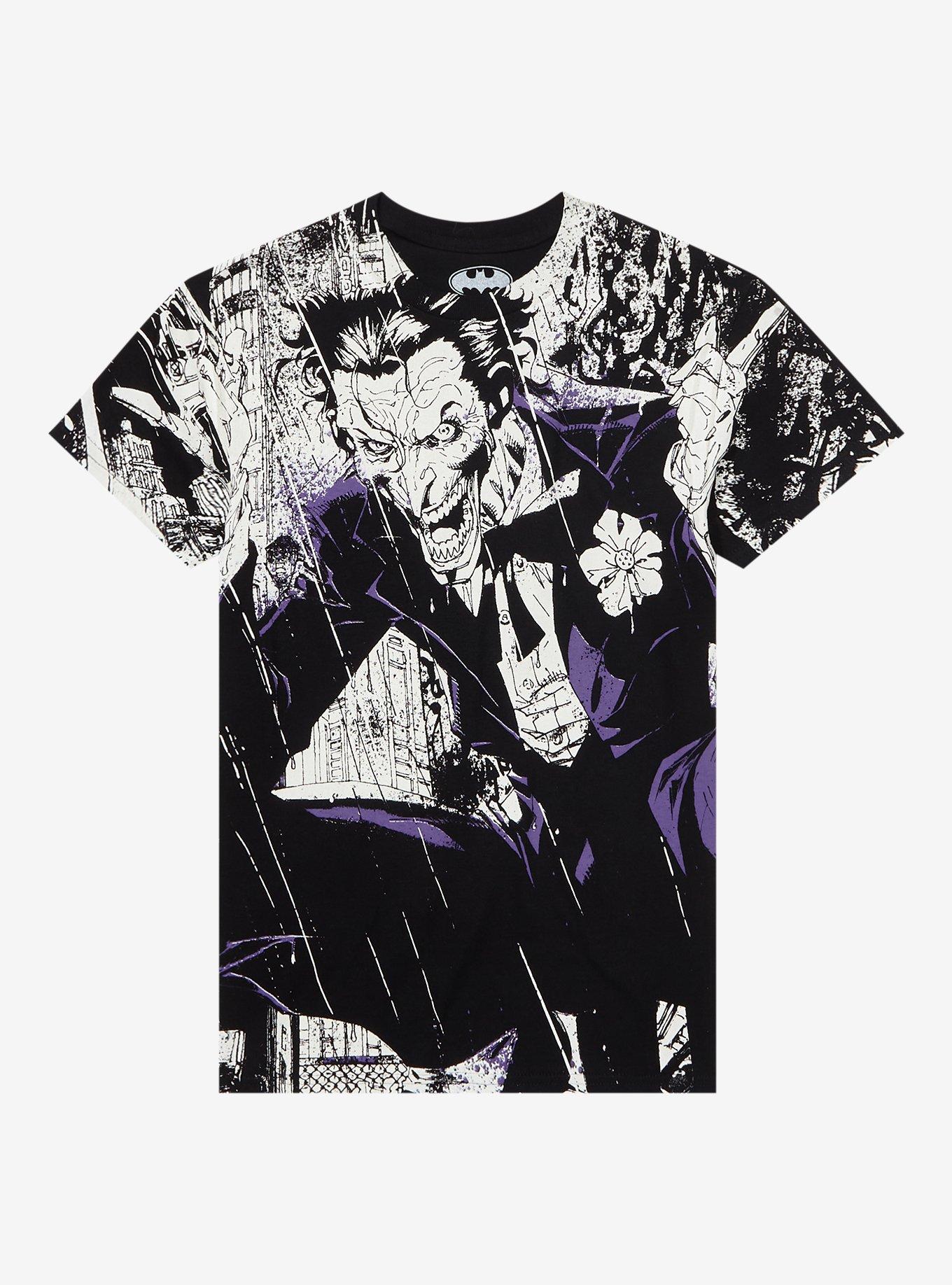 DC Comics Batman Joker City Boyfriend Fit Girls T-Shirt, MULTI, hi-res