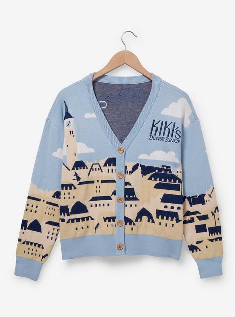 Offers NWT Kiki Delivery Service Studio Ghibli Jiji Cat Sweater Lavender Knit Cardigan