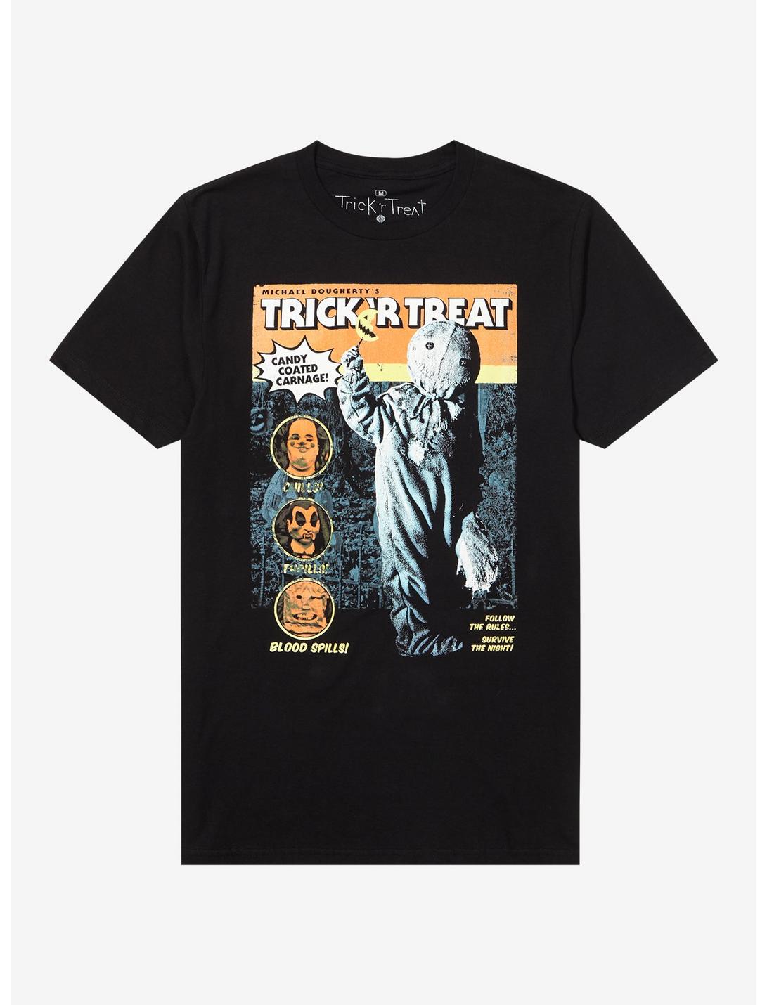 Trick 'R Treat Comic Book Cover T-Shirt, BLACK, hi-res