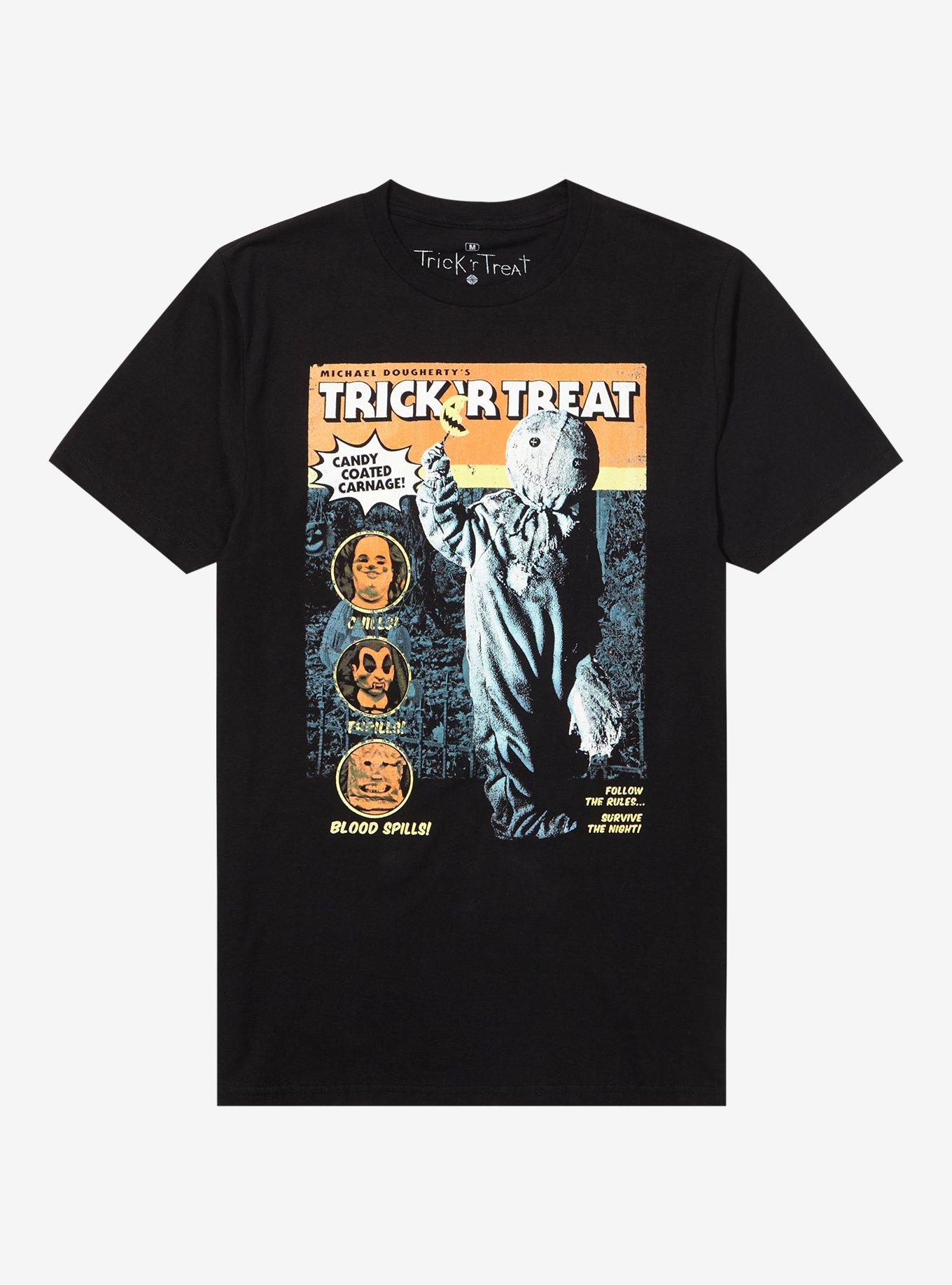 Trick 'R Treat Comic Book Cover T-Shirt, BLACK, hi-res