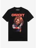 Child's Play Chucky Bloody Knife T-Shirt, BLACK, hi-res
