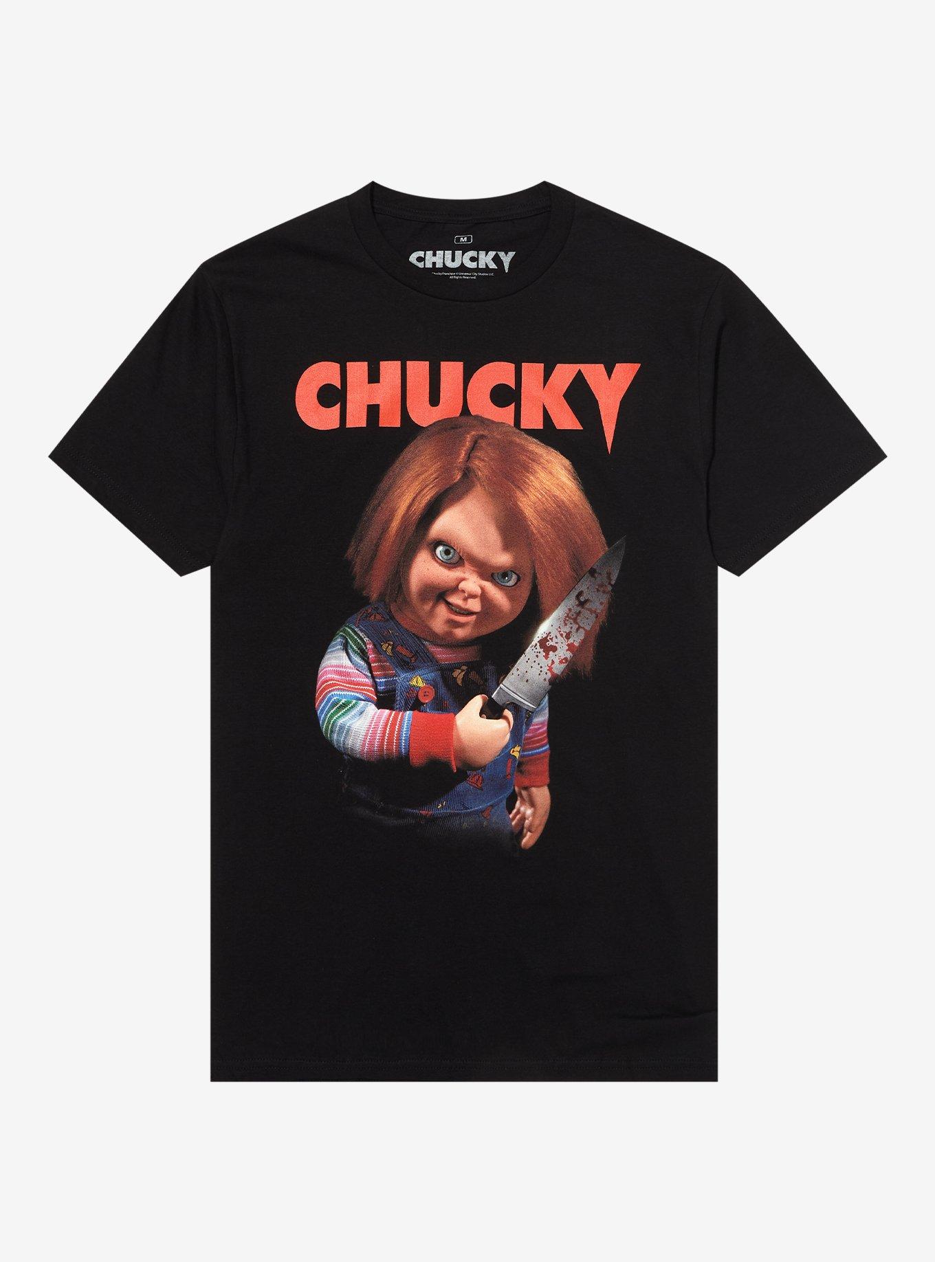 Child s Play Chucky Bloody Knife T Shirt Hot Topic