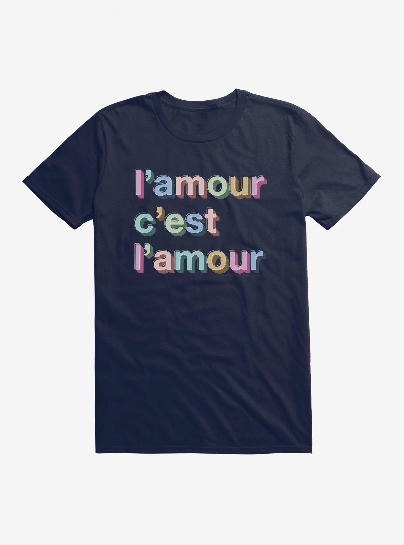 Heartstopper L'amour C'est L'amour T-Shirt, MIDNIGHT NAVY, hi-res