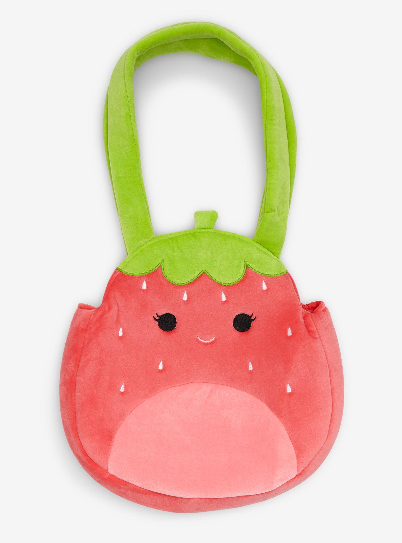Squishmallows Scarlet the Strawberry Plush Tote Bag, , hi-res