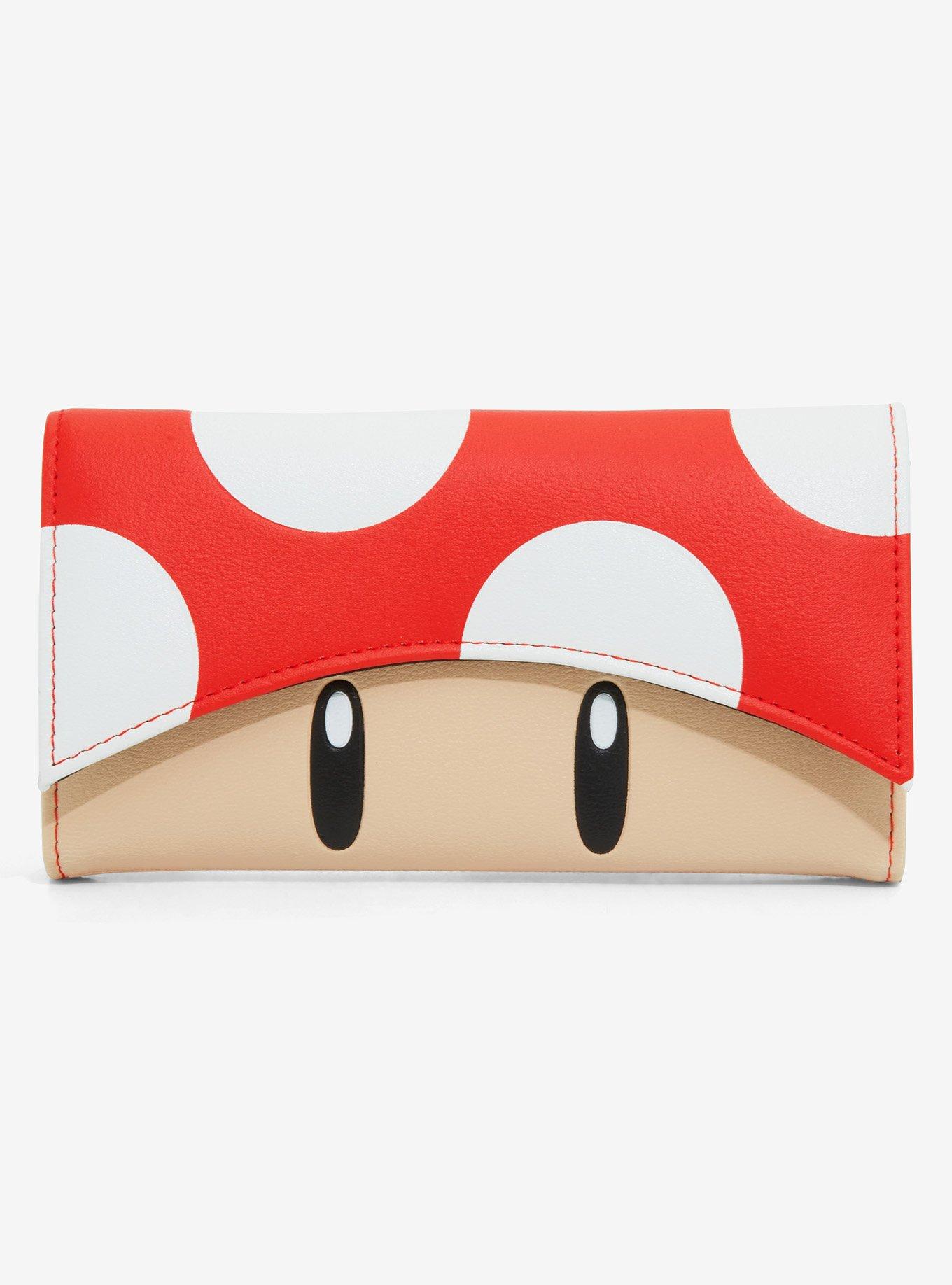 Nintendo Super Mario Bros. Mushroom Figural Wallet, , hi-res