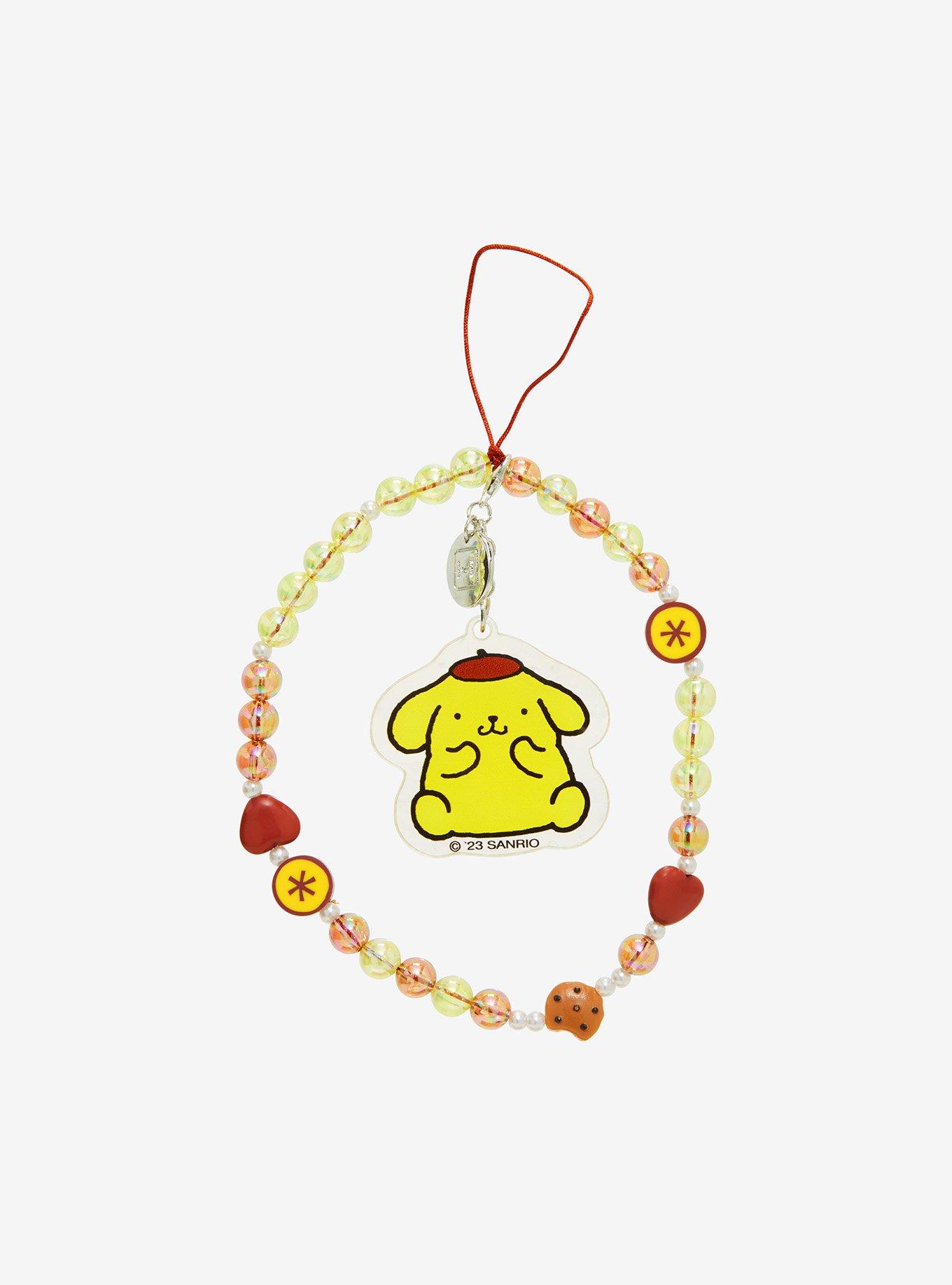 Pompompurin Bead Phone Charm, , hi-res