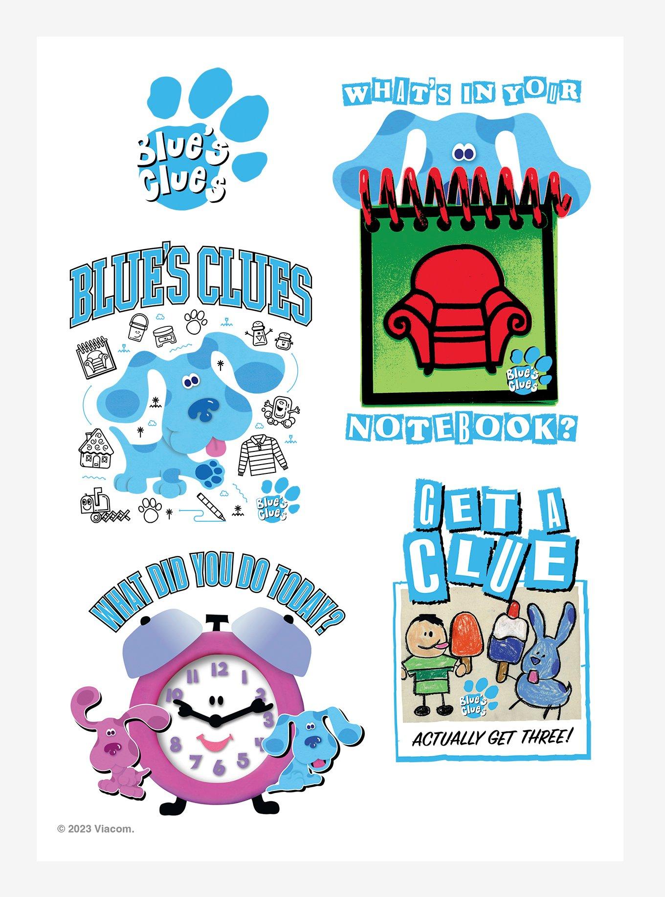 Blue's Clues What's In Your Notebook Kiss-Cut Sticker Sheet
