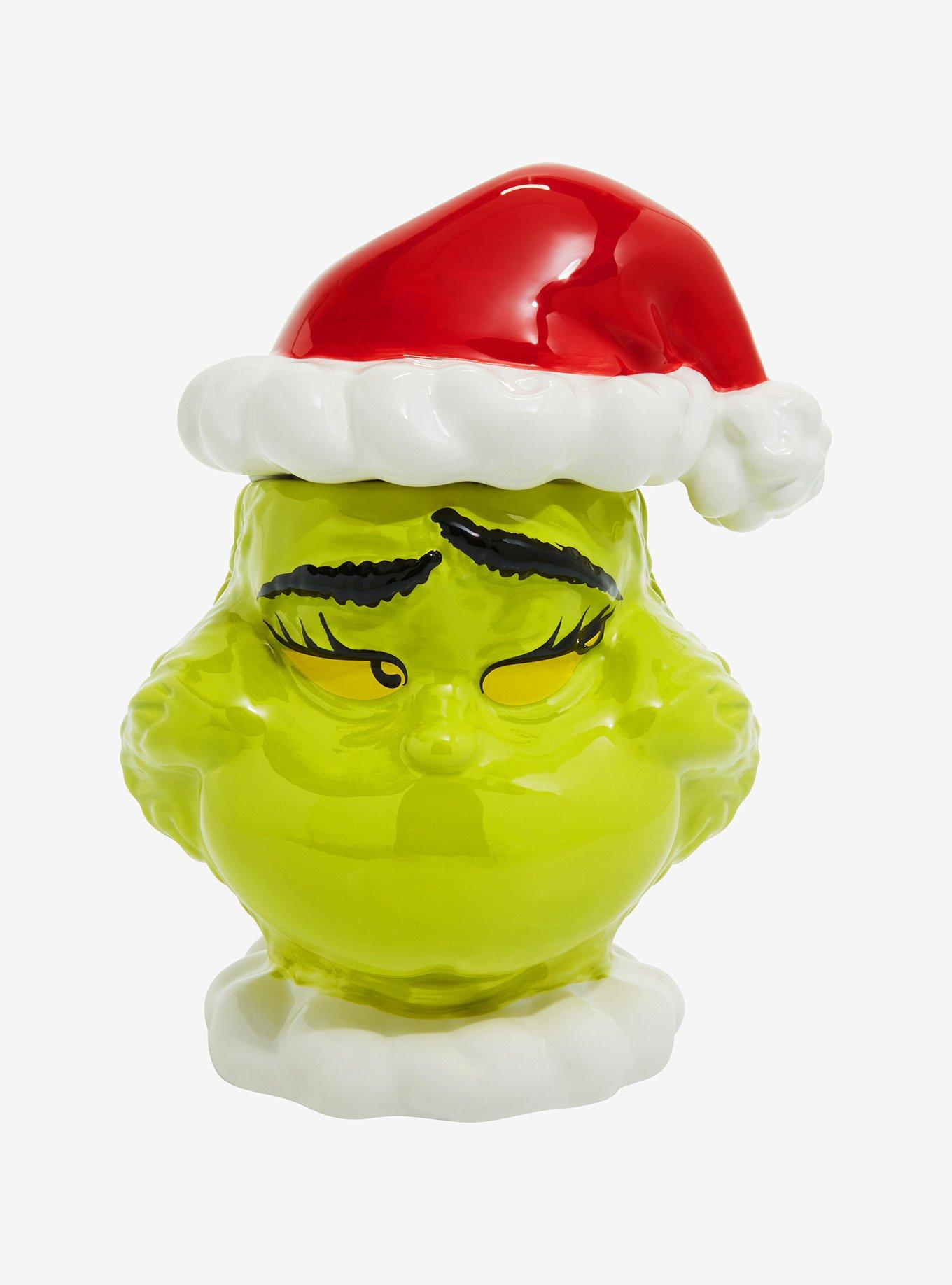 How The Grinch Stole Christmas Santa Grinch Cookie Jar, , hi-res