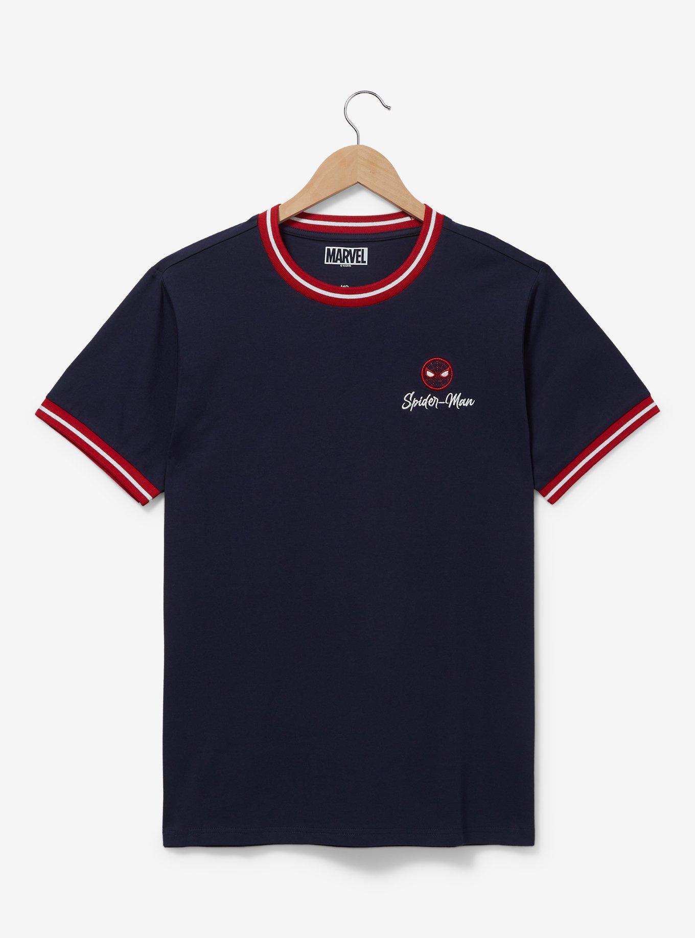 Marvel Spider-Man Logo Ringer T-Shirt - BoxLunch Exclusive | BoxLunch