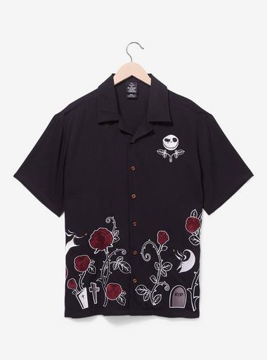 jack skellington dress shirt Adult Jack Skellington Tux T-Shirt | Adult | Adult | M | Black/White