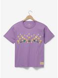 Disney Tangled Floral Lanterns Women's T-Shirt - BoxLunch Exclusive, LILAC, hi-res