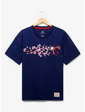 Disney Mulan Mushu Floral Women's Plus Size T-Shirt - BoxLunch Exclusive, , hi-res