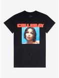 Coi Leray Portrait Boyfriend Fit Girls T-Shirt, BLACK, hi-res