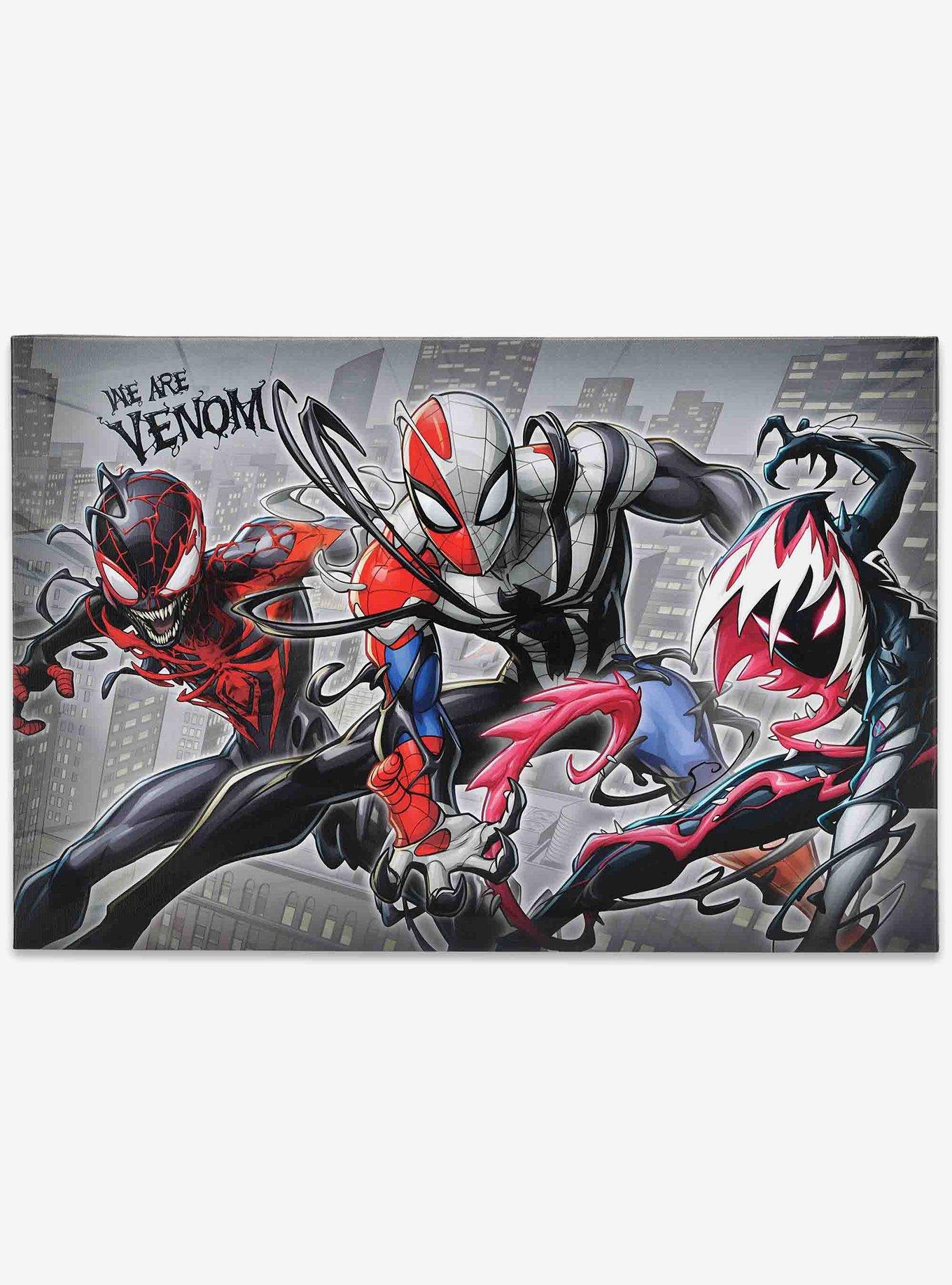 Marvel Spider-Man We Are Venom Canvas Wall Decor, , hi-res