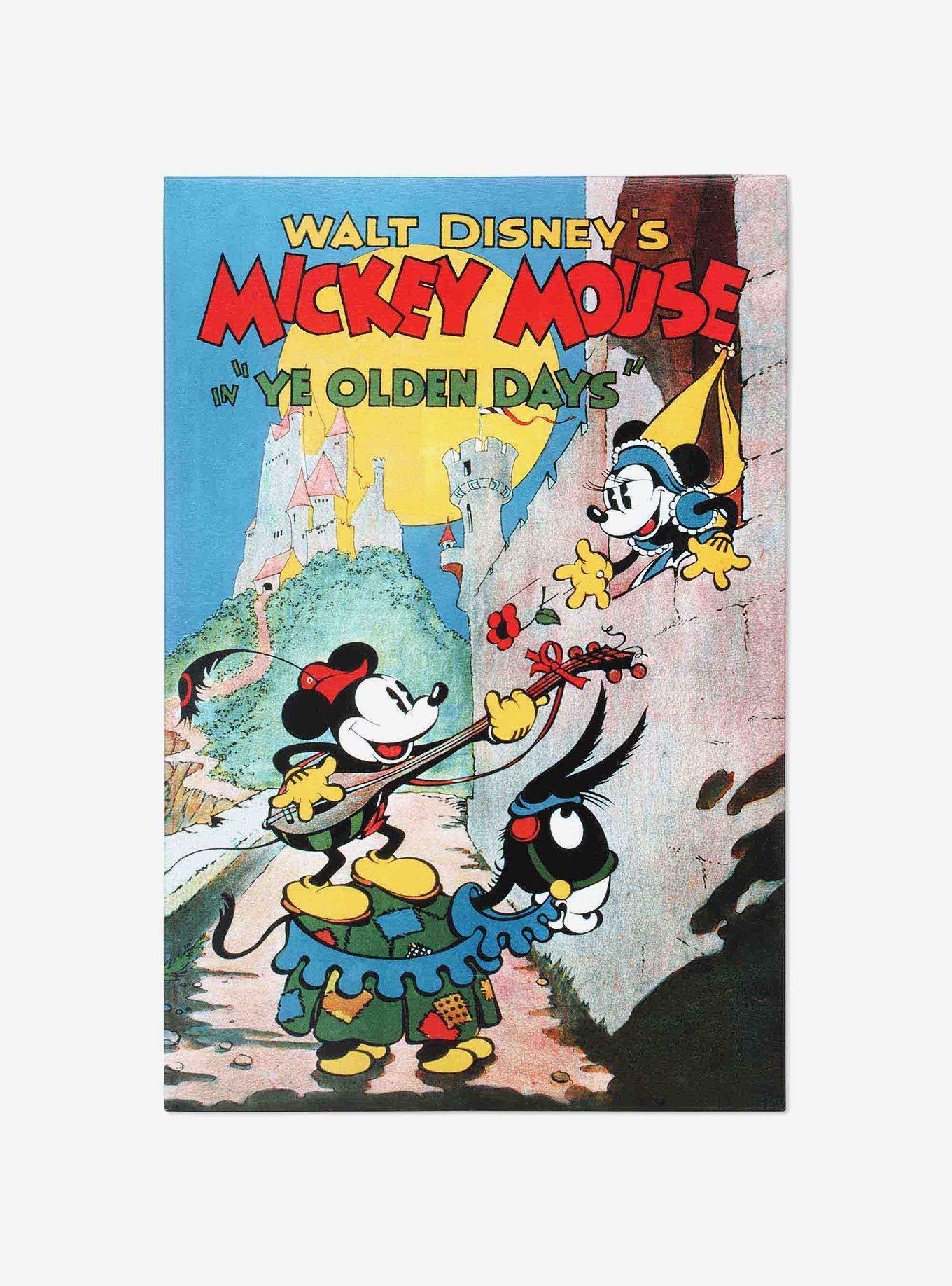 Disney Mickey Mouse Ye Olden Days Classic Movie Cover Canvas Wall Decor, , hi-res