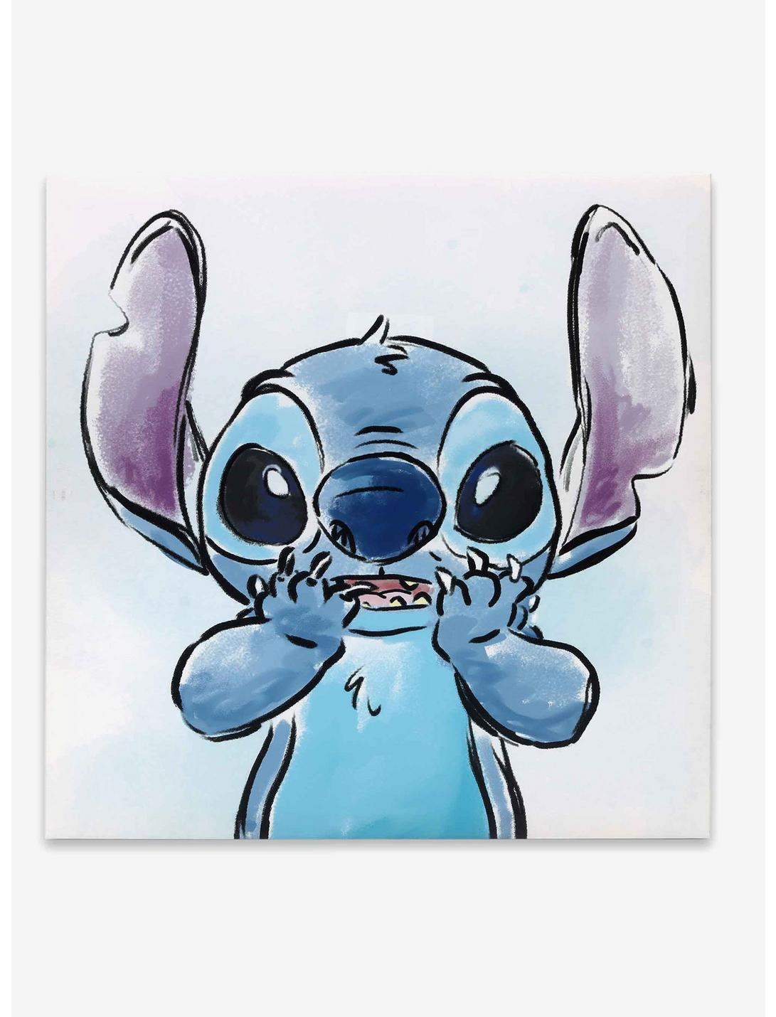 Disney Lilo & Stitch Surprised Expression Canvas Wall Decor, , hi-res