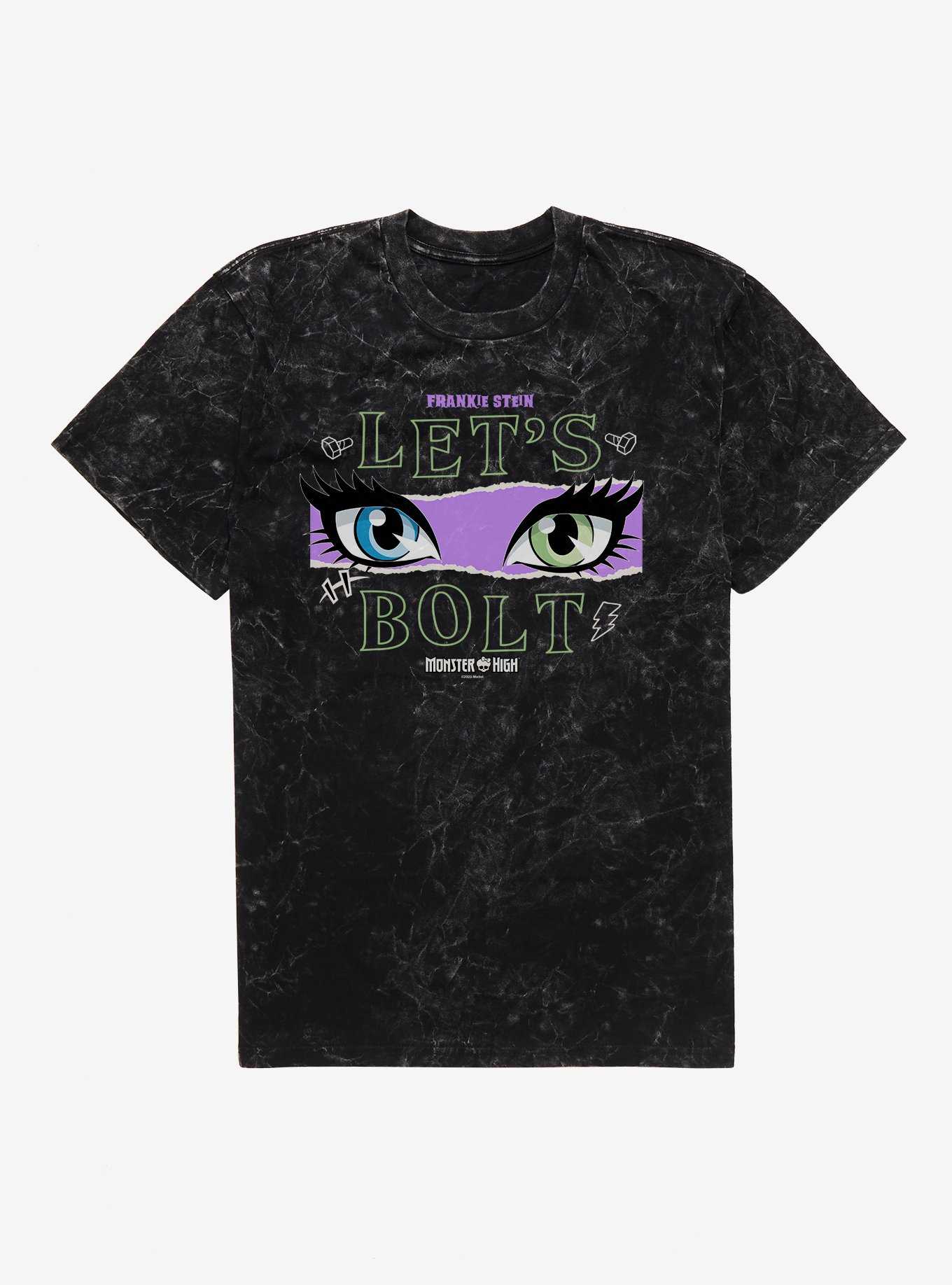 Monster High Frankie Stein Let's Bolt Mineral Wash T-Shirt, , hi-res