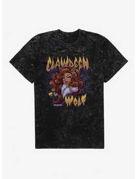 Monster High Clawdeen Wolf Glam Mineral Wash T-Shirt, , hi-res