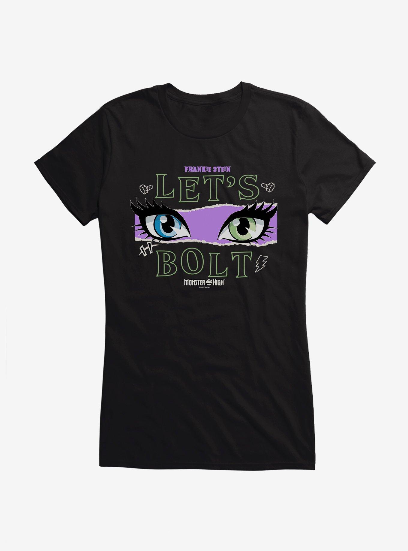 Monster High Frankie Stein Let's Bolt Girls T-Shirt, BLACK, hi-res