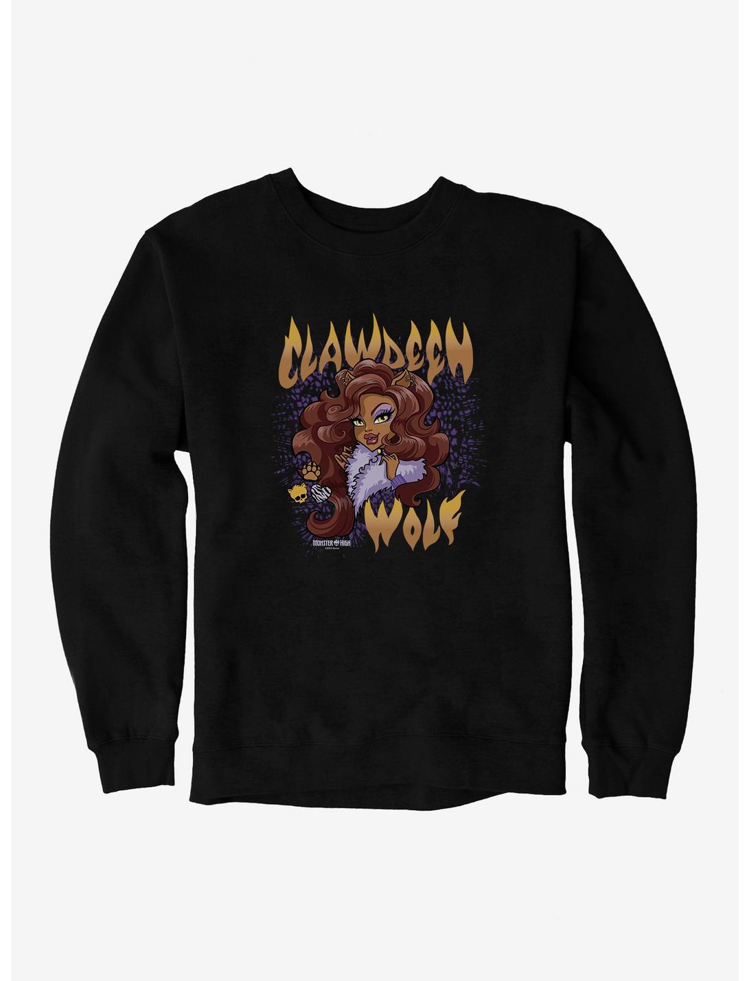Monster High Clawdeen Wolf Glam Sweatshirt, BLACK, hi-res