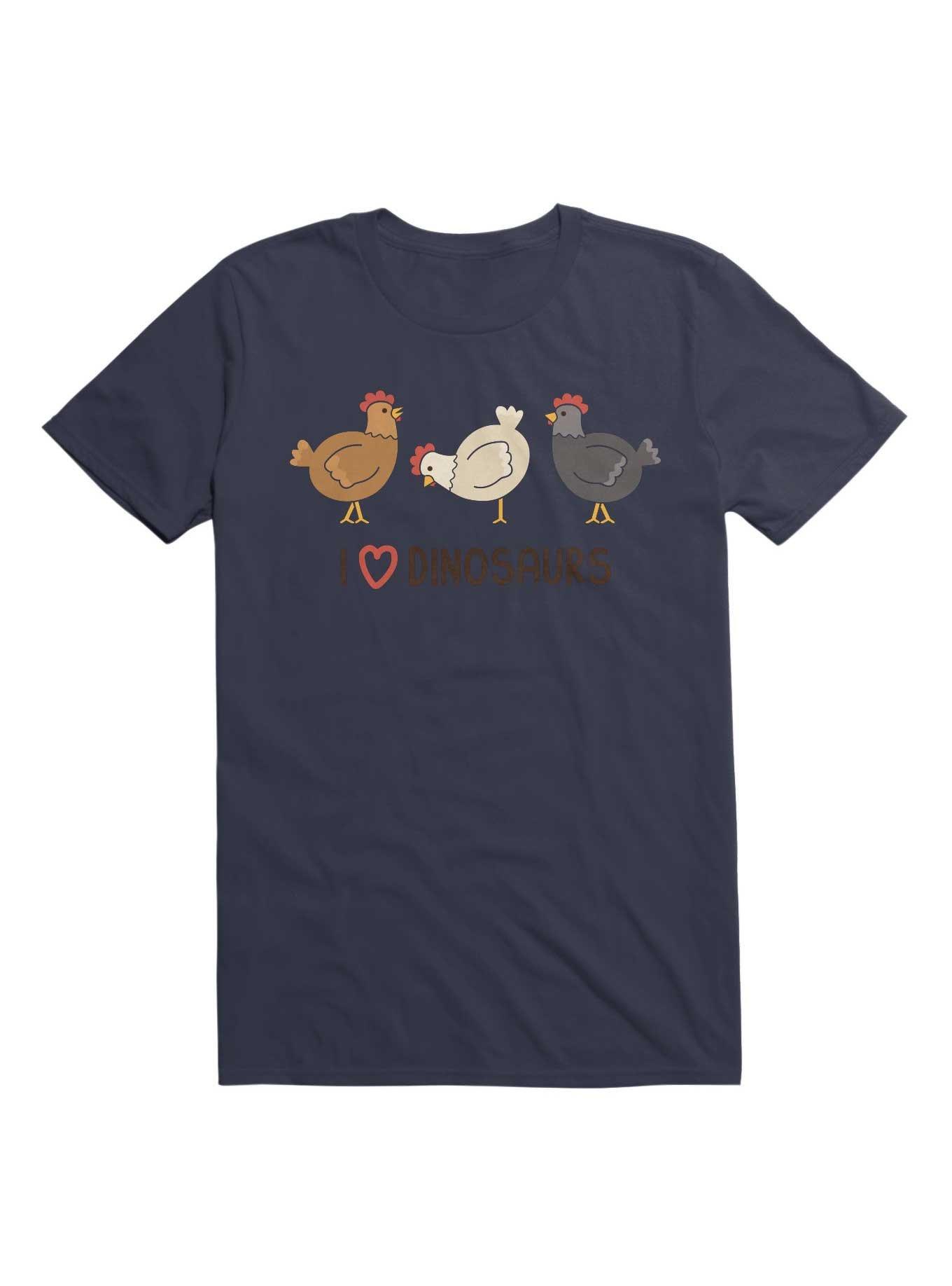 I Love Dinosaurs T-Shirt, NAVY, hi-res
